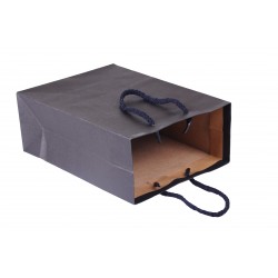 Black Card Bag - 13x13x6cm