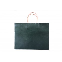 Dark Green Paper Bag with Twisted Handle – 42x32x13cm