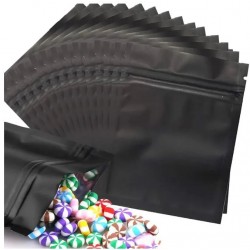 Black Matte 10cm x 15cm Smell Proof Self Seal Bags